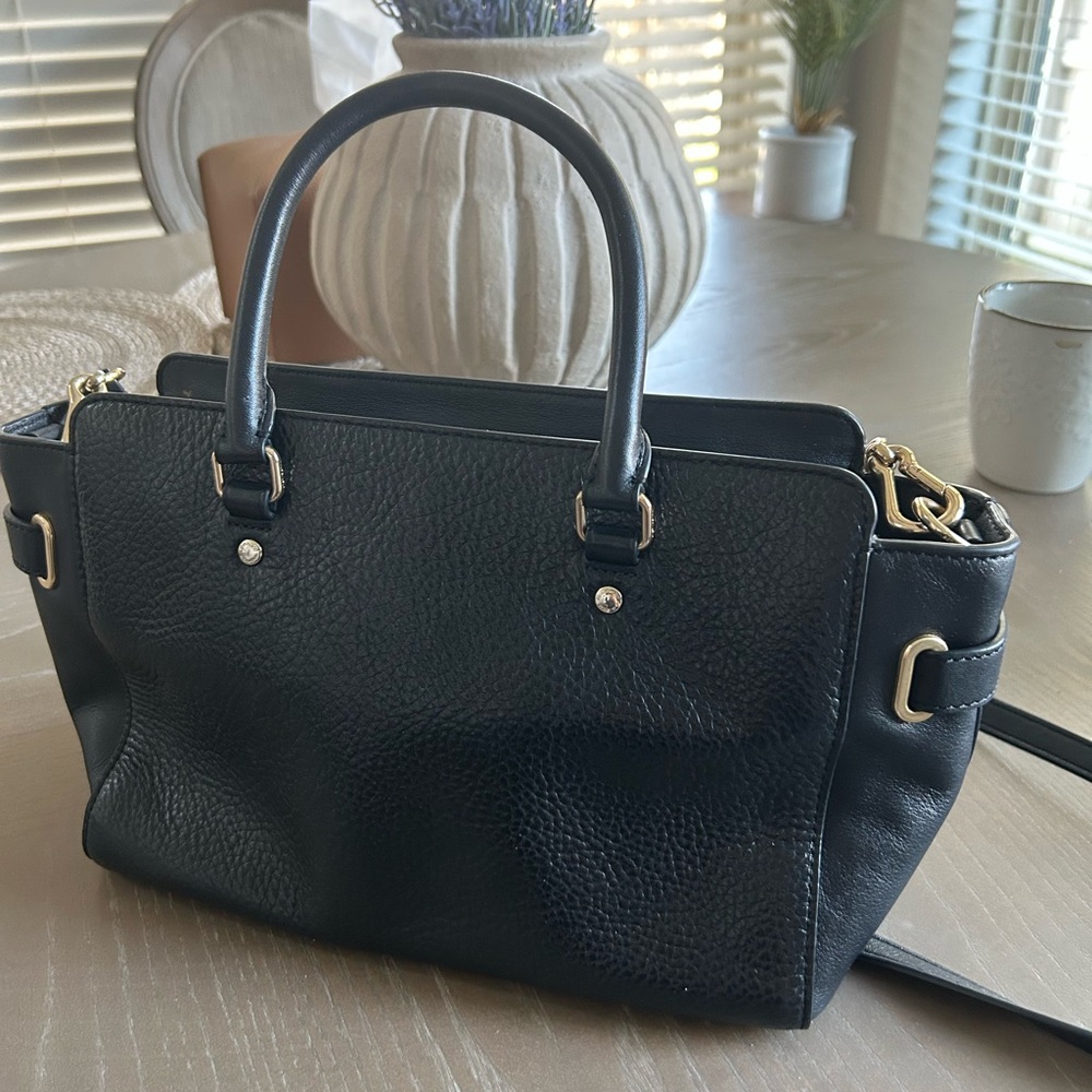Coach Black Leather Satchel - Picture 5 of 10